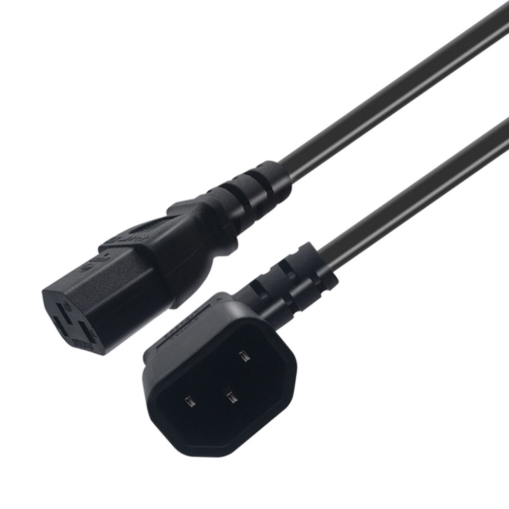 2500W Right Angle Iec320 C14 To C13 Power Cord For-30Cm 7627001510517