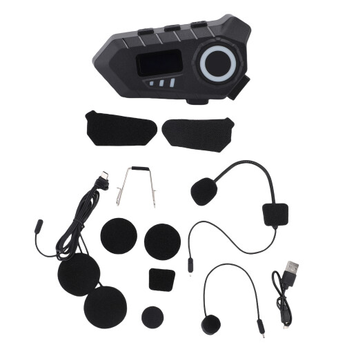 BT5.4 Helm-Headset 500mAh 40mm farbige Lichter 2