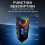 BT5.4 Helm-Headset 500mAh 40mm farbige Lichter 5