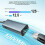 Convertisseur Ethernet RJ45 de Type C avec fonction de charge 6