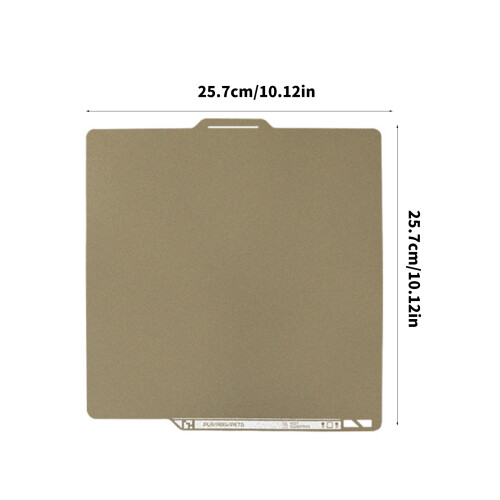 Premium Gold Pei Build Surfaces Plate For Lab X2D 3D Printers 2