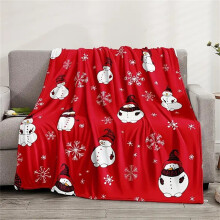 Couverture polaire sapin de Noël
