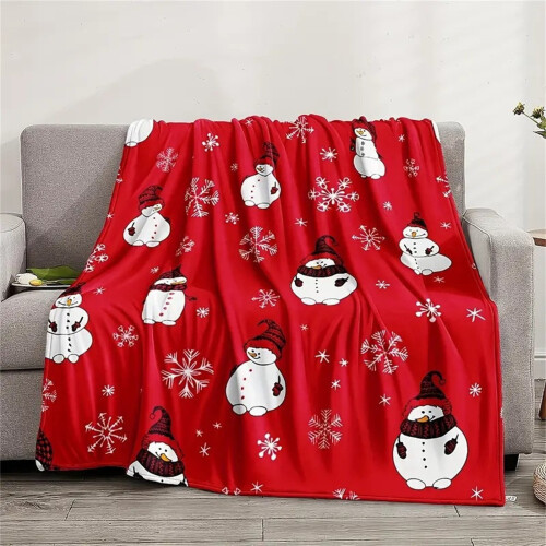Couverture polaire sapin de Noël