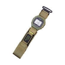 Atmungsaktives Nylon-Uhrenarmband mit-Grün