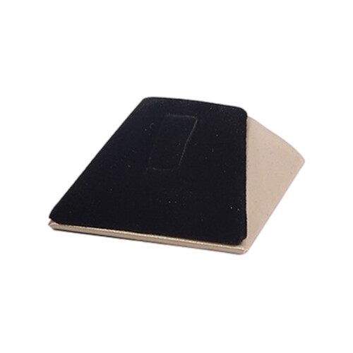 Soft Velvety Jewelry Display Stand Ring Earring-trapezoid