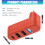 Flexibler Winkel-USB-Typ-C-Konverter-Adapter, perfekt-Schwarz 4