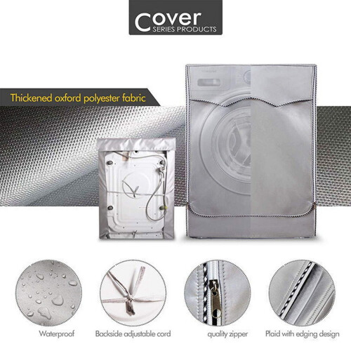 Front Load Dryer Cover Dustproof Waterproof Storage 2
