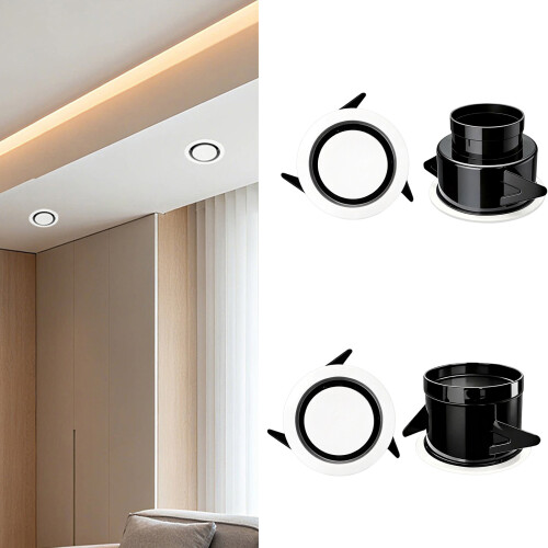 Indoor Ventilation Outlet Duct Pipe Cover Cap Adjustable-A 2