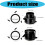 Indoor Ventilation Outlet Duct Pipe Cover Cap Adjustable-A 4