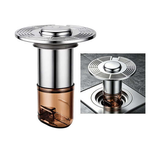 Innovative Auto Floating Shower Drain Cover Quickly Drainage 2