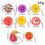Artificial Pumpkins Decorative Set 8pcs 3