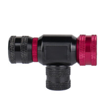 CO2-Aufblasdüse 16 g 5,3 3,1 1,6 cm Schwarz-Rot