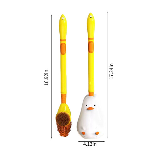 Ensemble brosse et ventouse de toilette Zeceouar mural avec 2