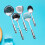 Masteelf stainless steel kitchen utensil set 5 pcs 2