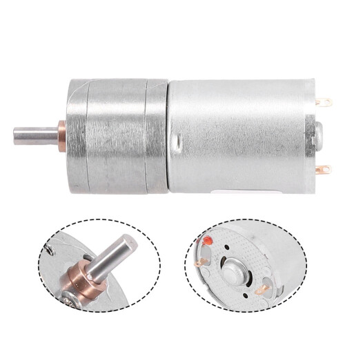 Motorredutor de 24V CC com alto torque 25-370 2