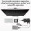 Adaptateur USB 2.0, extension multi-séparateur USB, accessoires 2