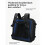 Desktop Computer Host Backpack Padded Shoudler Bag for 15.6Inch 7