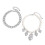 Chic 2PCS Adjustable Foot Chain And Metal Belt Set-silver 1