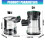 Universal Vacuum Cleaner Dust Cup Impact-Green dust cup with 4