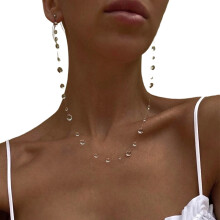 Water Drop Pendant Necklace/Bracelet/Earrings Delicate-7