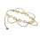 Verfijnd metallic tailleaccessoire, elegante-Goudkleur 1
