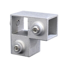 Connecteur de Tube carré en alliage d'aluminium,-30x30 4 voies