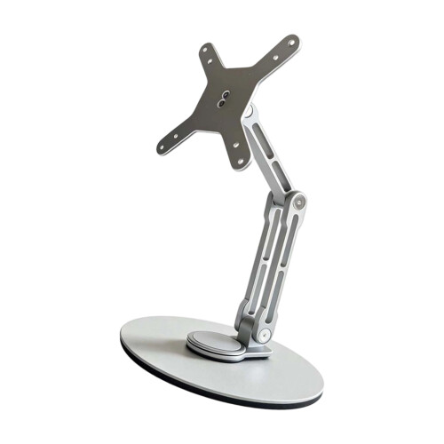 Support ergonomique d'écran d'ordinateur-Socle argenté 175 mm