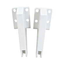 2 Piece Modern Metal Screen Door Closer Holders Easy to-White