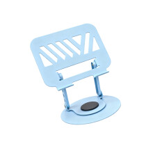 Laptop Halter Stehen 360 Grad Drehbare Tragbare Faltbare-Blau