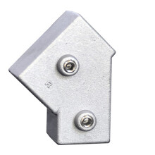 Vierkantrohr-Festverbindung für-30x30 45 Grad 3-Wege