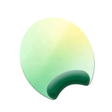 Silicone Mouse Pad with Wrist Cushion Breathable-green