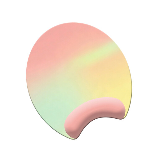 Repose-poignet en Silicone souple, tapis de souris, Support-rose