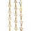Practical Hollow Star Shape Necklace Chain Extender-Gold 1