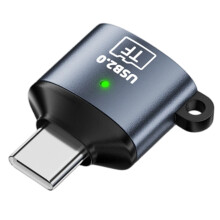 Universelle TF-Karte-zu-USB-Konverter für-Typ-C dunkelgrau