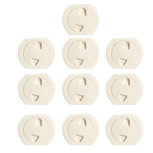 10 Stück Sicherheits-Steckdosenstecker-Abdeckungen mit-2 Löcher