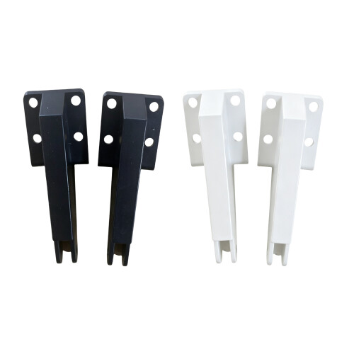 Pair Strong Metal Screen Door Closer Brackets Suitable-Black 1