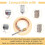 CQ100A1013/U Thermoelementsensor Universal Gasöfen Thermoelement 2
