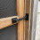 Pair Strong Metal Screen Door Closer Brackets Suitable-Black 7