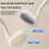 Practical Wall Mount Toilet Brush with Soft-Creamy yellow 7