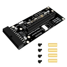 Carte d'extension PCIE4.0 X16 avec alimentation Oculink-PH4131P