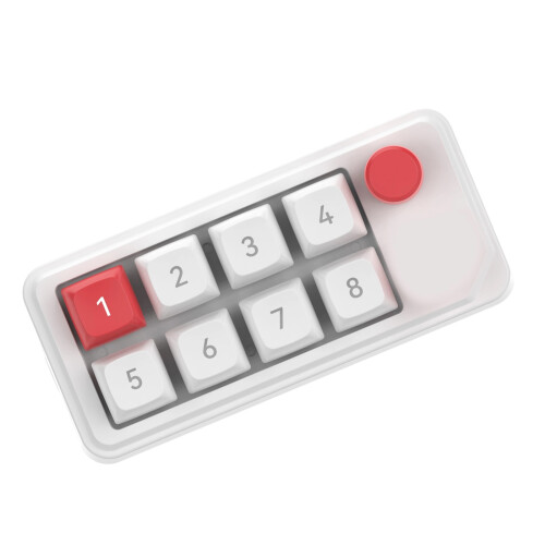 Clavier mécanique principal ergonomique de 8 avec les-B