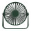 Ventilateur de bureau Portable USB, ventilateur de bureau-Vert 1