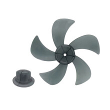 Lame de ventilateur en plastique, 5 feuilles, sur pied,