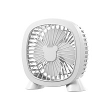 Mini ventilateur USB efficace, fonctionnement silencieux,-Blanc