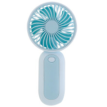 Le ventilateur miniature en plastique Ă 1 vitesse-Bleu