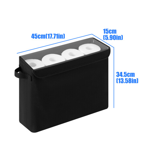 Bathroom Storage Container Folding Toilet Paper Storage Baskets 2