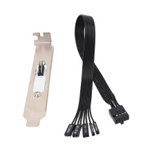 Fil universel de couverture de fente PCIE pleine hauteur-Noir