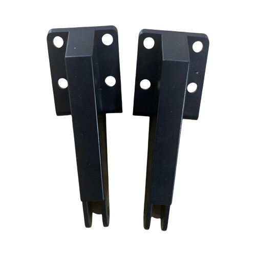 Pair Strong Metal Screen Door Closer Brackets Suitable-Black