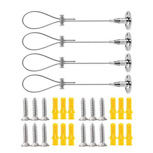 Multiple Purpose Steel Rope with Secure Fastener High-3mlength