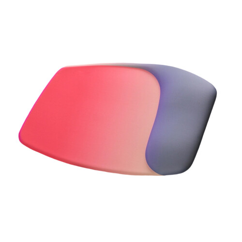 Ergonomic Silicone Mouse Pad Gamer Large Computer Desk-red gray